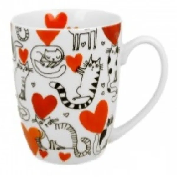 ŠOLJA 350ml CATS HEARTS 