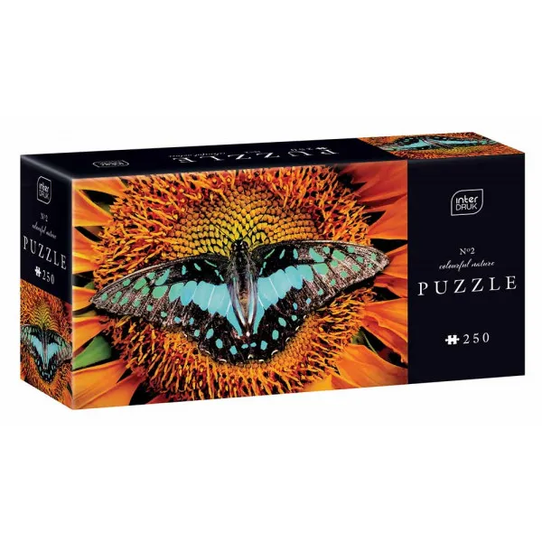 PUZZLE 250kom COLOURFUL NATURE BUTTERFLY 