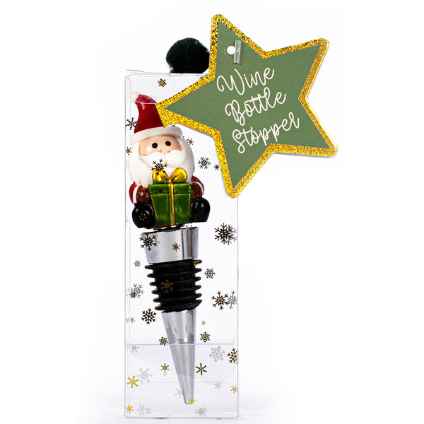 Novogodišnji zatvarač za vinske boce DEDA MRAZ 