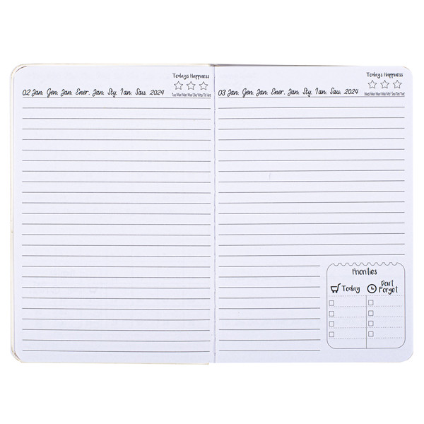 Džepni rokovnik AGENDA 2024 9x14cm 