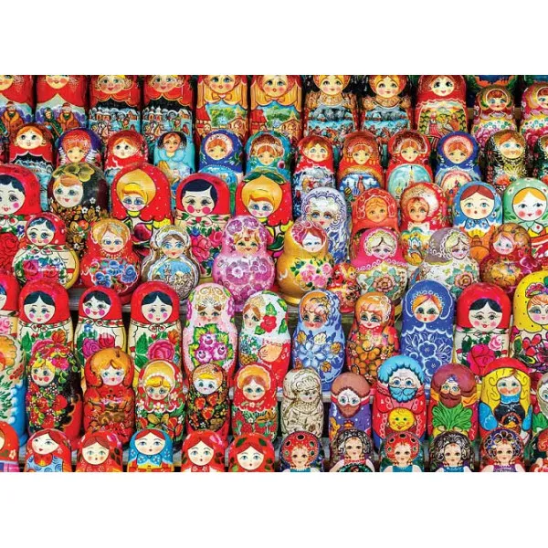 Puzzle 1000kom RUSSIAN MATRYOSHKA DOLLS 