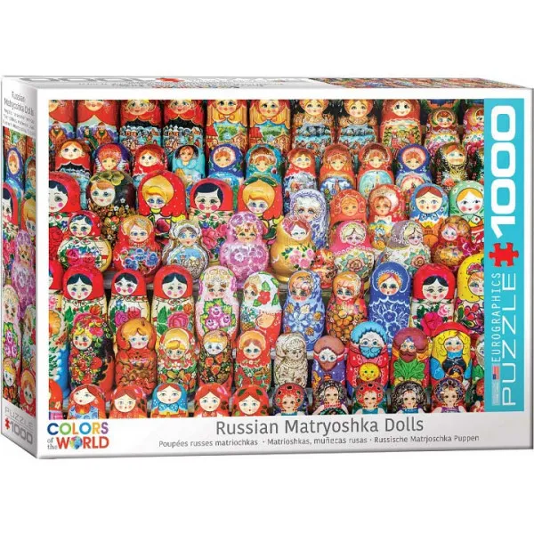 Puzzle 1000kom RUSSIAN MATRYOSHKA DOLLS 