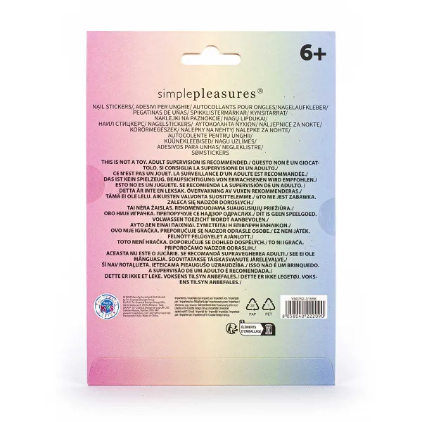 Set od 60 stikera za nokte CANDY 