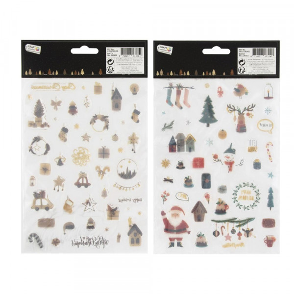 Stikeri NOVA GODINA, 2 vrste 