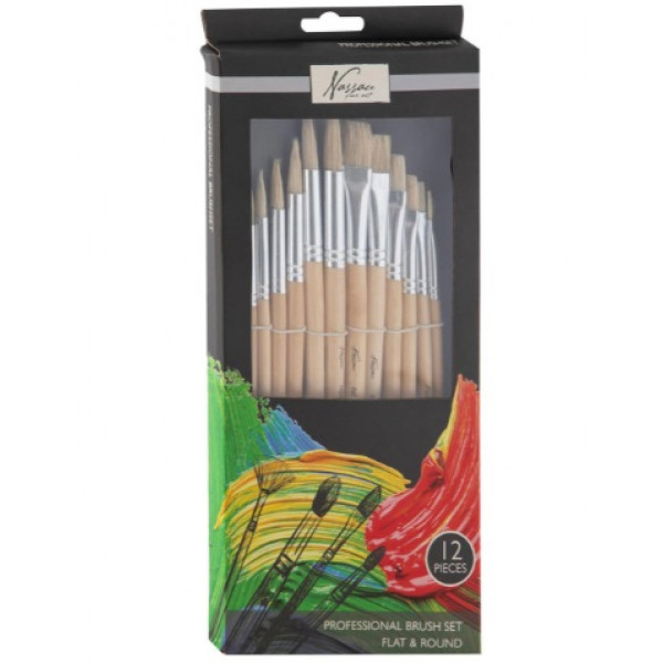 SET ČETKICA 12kom NASSAU 