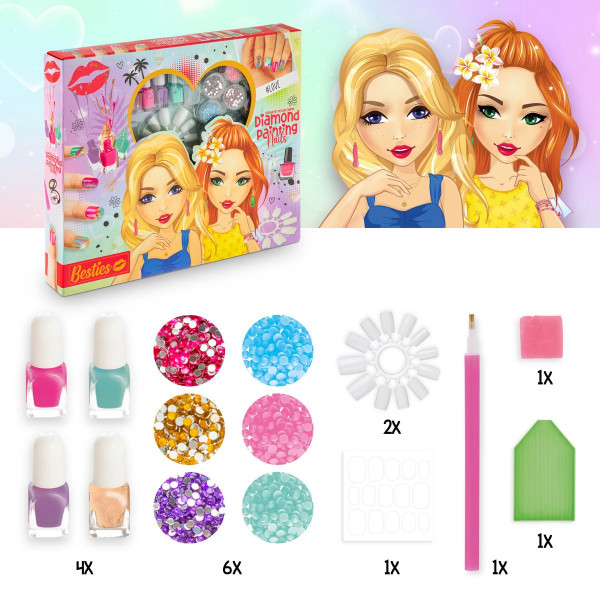 Set za ukrašavanje noktiju DIAMOND PAINTING 