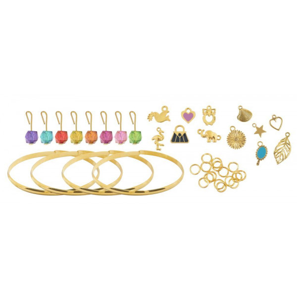 Kreativni set za pravljenje ogrlica CHARMING BRACELETS JEWELLERY 