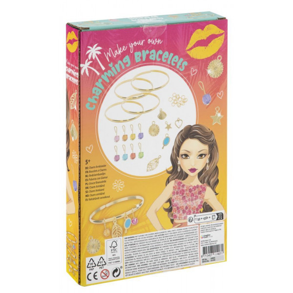 Kreativni set za pravljenje ogrlica CHARMING BRACELETS JEWELLERY 