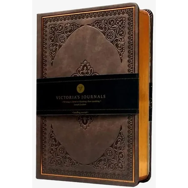 VICTORIA'S JOURNALS notes na linije VINTAGE 14x20cm 