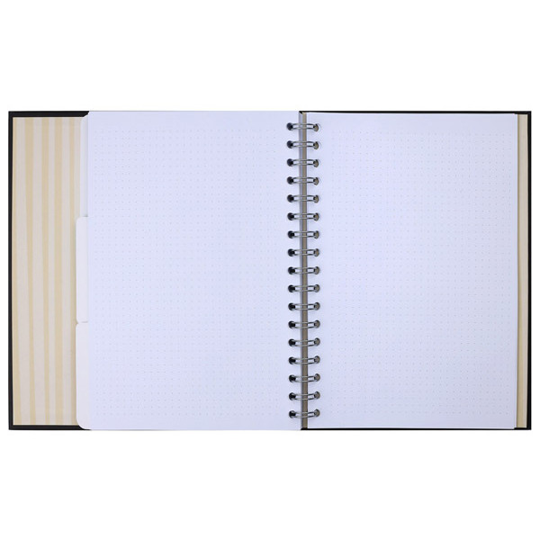 VICTORIA'S JOURNALS notes na tačkice 17x23 - PLAVO CVEĆE 
