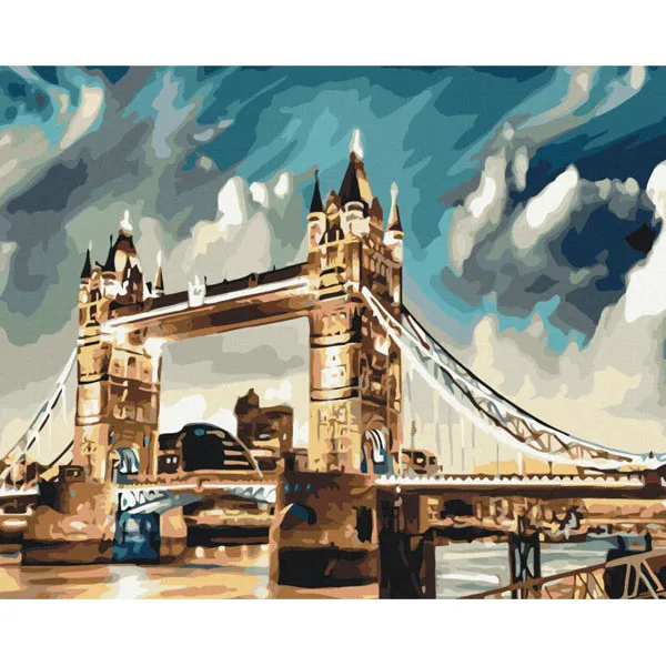 Kreativni set OBOJ PO BROJEVIMA - LONDON 