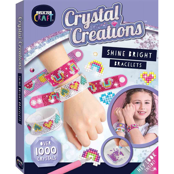 Set CURIOUS CRAFT CRYSTAL CREATIONS: SHINE BRIGHT BRACELETS 