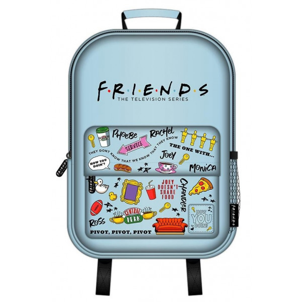 Mali ranac FRIENDS - PLAVI  37x26x13cm 