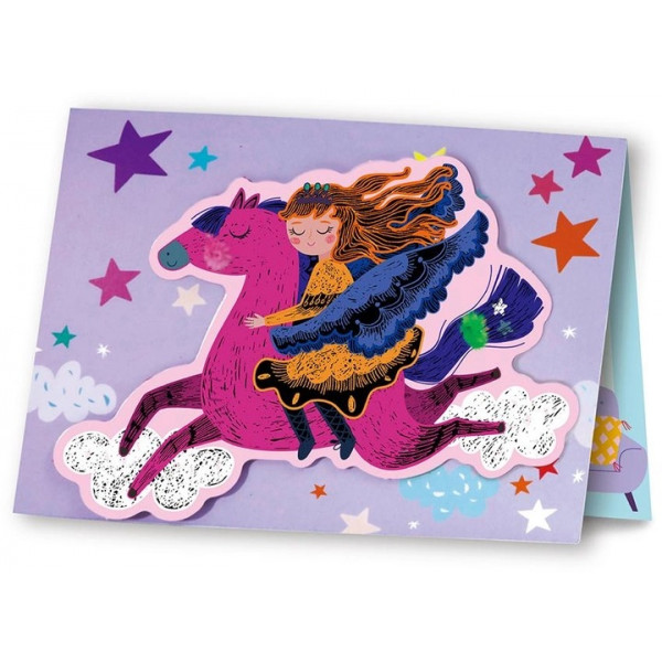 Kreativni set za pravljenje čestitki PRINCESSES 