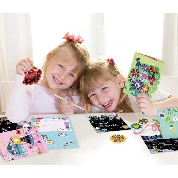 Kreativni set za pravljenje čestitki PRINCESSES 