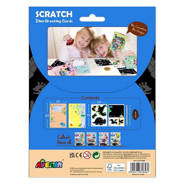 Kreativni set za pravljenje čestitki DINOS 