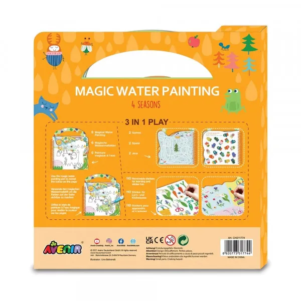 Set za crtanje MAGIC WATER PAINTING - 4 SEASONS 