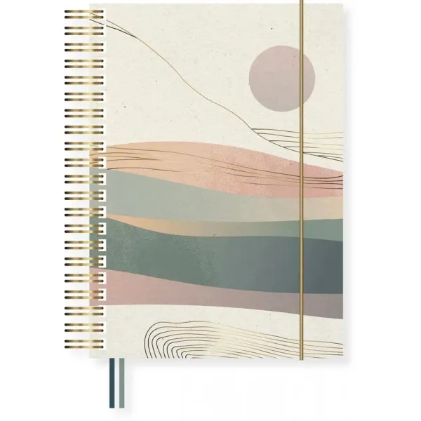 Notes A5 SOFT SCENES 80 listova na linije (dve vrste) 