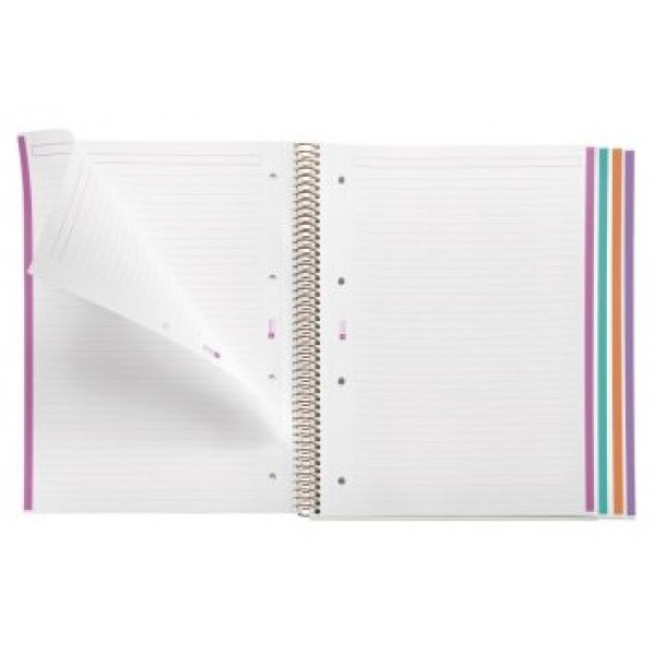 MIQUELRIUS notes A4 na linije MALLORCA LILA 