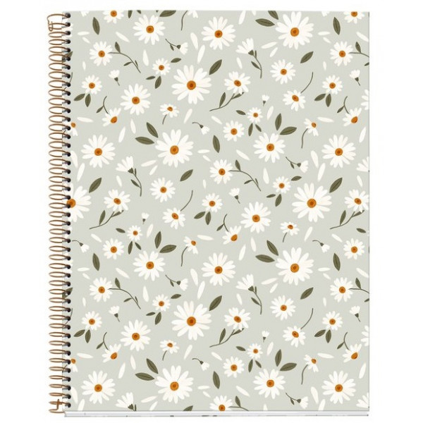 MIQUELRIUS notes A4 na kvadrate FLOWERS 