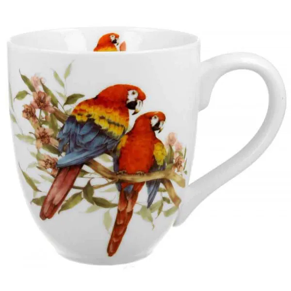 Velika šolja BIRD'S WORLD - SCARLET MACAWS 1000ml 