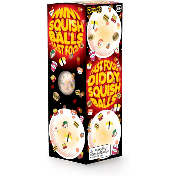 Antistres igračka SQUISH BALLS FAST FOOD 