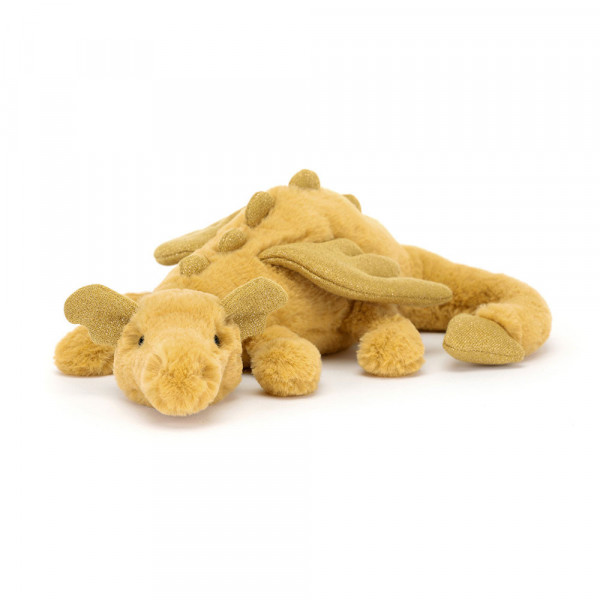 Plišana igračka MALI ZLATNI ZMAJ 30x8cm 