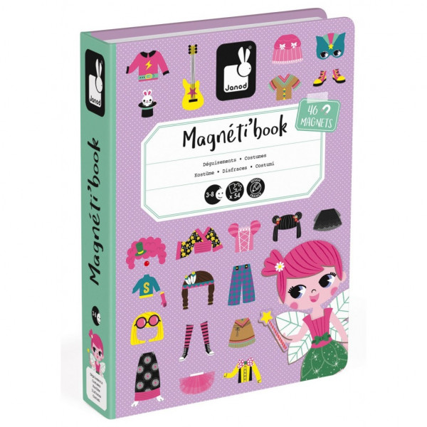 Knjiga sa magnetima KOSTIMI ZA DEVOJCICE 