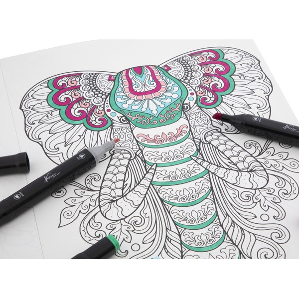 Kreativni set za bojenje ŽIVOTINJE 25x35cm - 16kom 