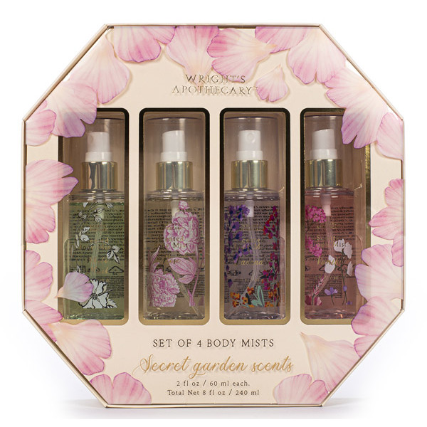 Set četiri spreja za telo 