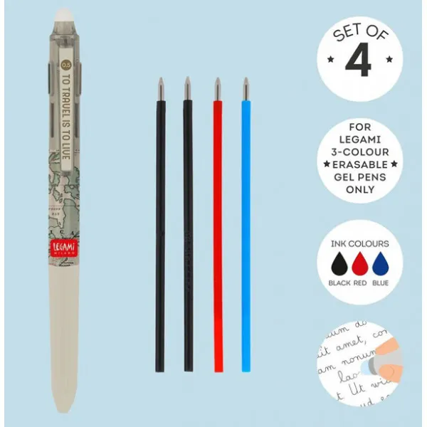 Set četiri patrone za piši-briši olovku 