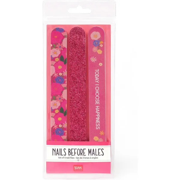 Set tri turpije za nokte FLOWERS 