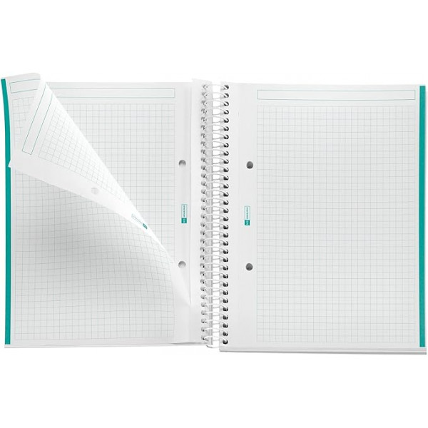 MIQUELRIUS sveska A5, TP kvadratići - ECO EMERALD 