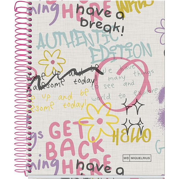 MIQUELRIUS sveska A5,kvadratići, TP -  REBEL 