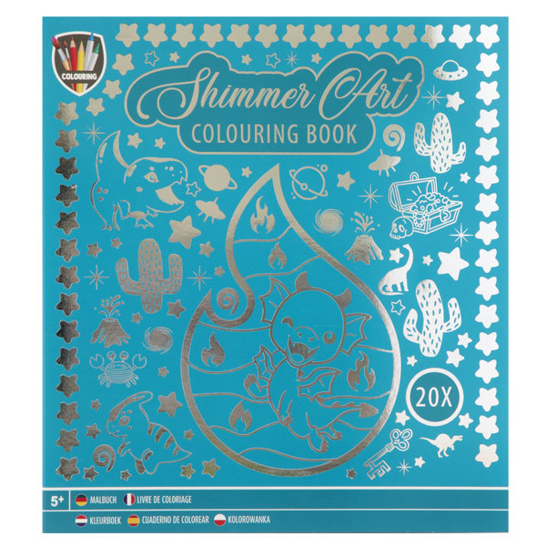 Kreativni set za bojenje SHIMMER ART 20strana / DVE VRSTE 