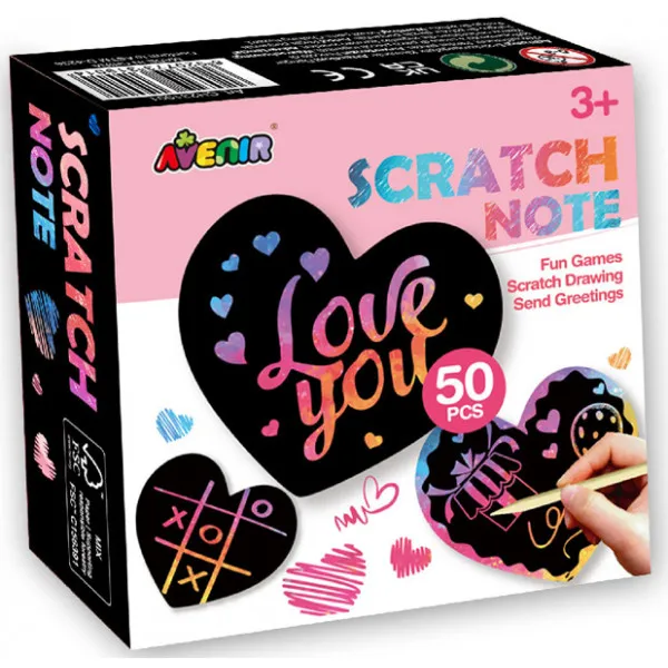 Kreativni set SCRATCH NOTE -SRCE 