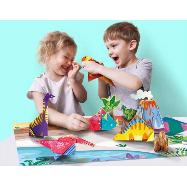 Kreativni set ORIGAMI - DINO WORLD LEVEL 2 
