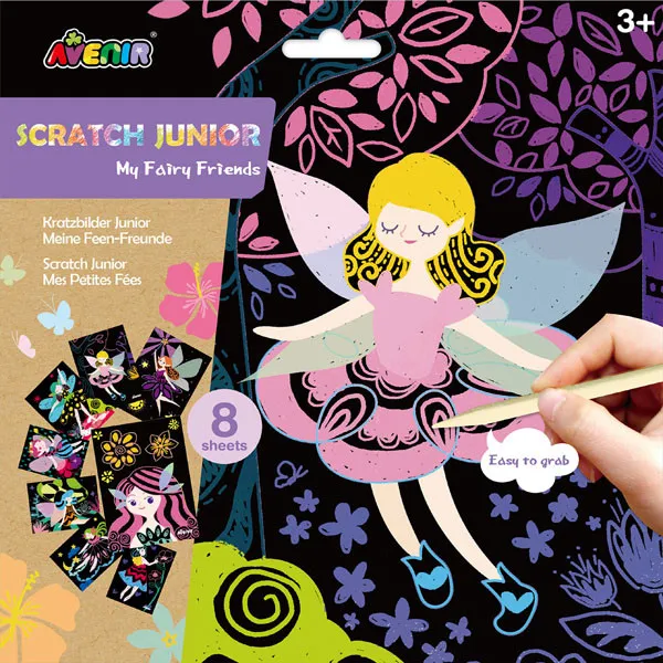 SCRATCH BOOK  knjiga grebalica DRUGARI IZ BAJKE 