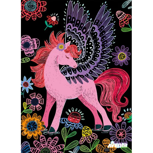 SCRATCH BOOK  knjiga grebalica - PEGAZI 
