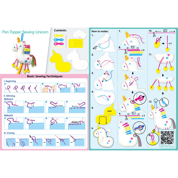 Kreativni set SAŠIJ TOPER - JEDNOROG 