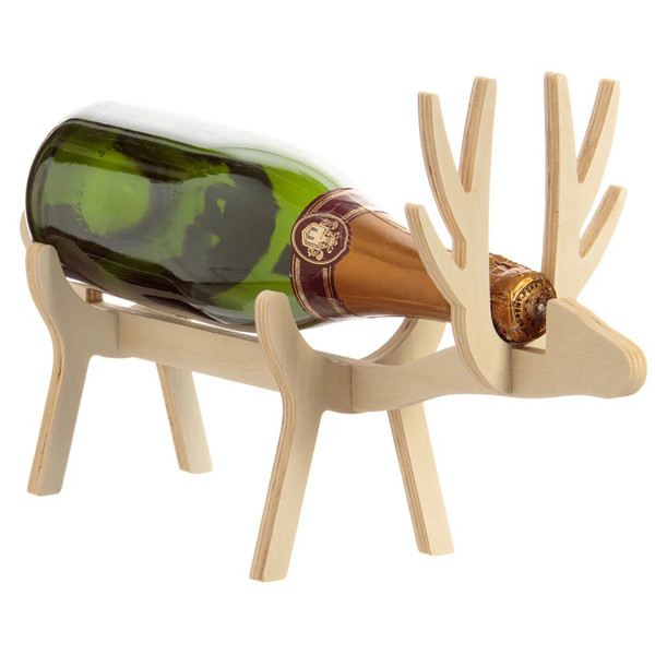 Drveni stalak za flašu JELEN 