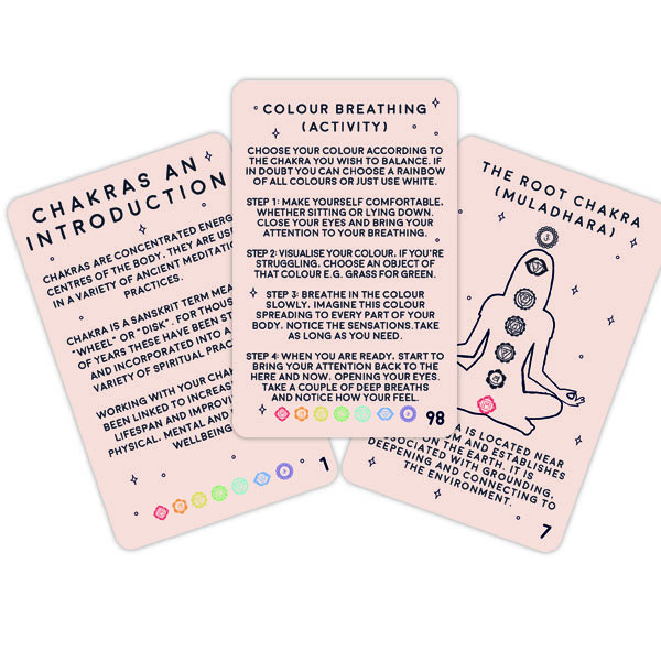 Set 100 karata za aktivaciju čakri CHAKRA CARDS 