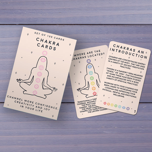 Set 100 karata za aktivaciju čakri CHAKRA CARDS 
