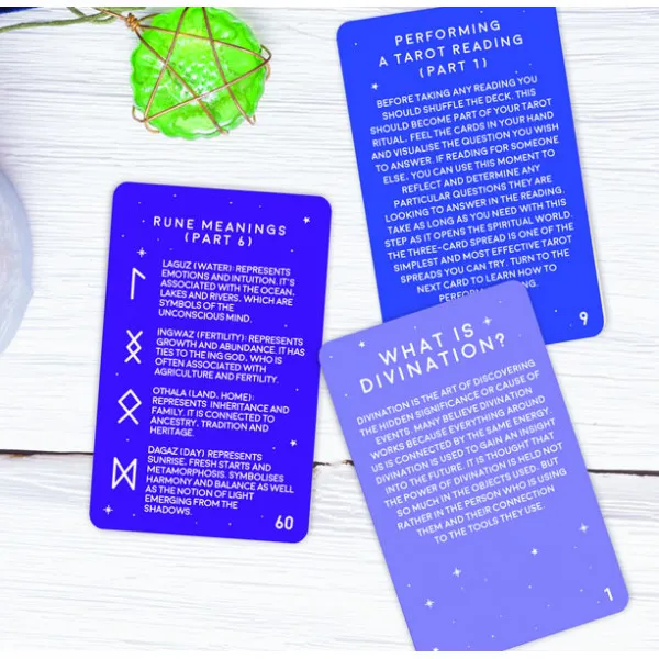 Set 100 karata za gatanje DIVINATION CARDS 