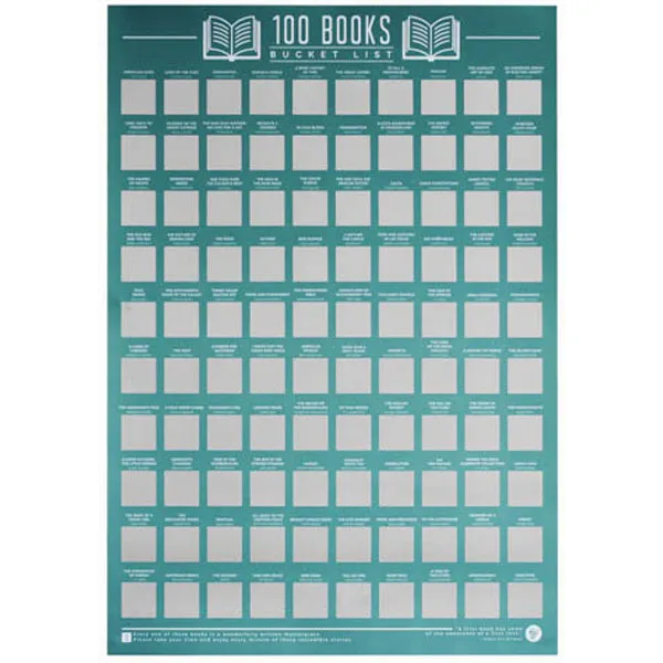 Greb-greb poster 100 BOOKS 