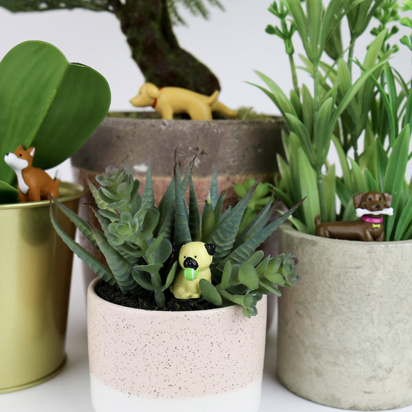 Mini figurice za saksiju PREDIVNI PSI 