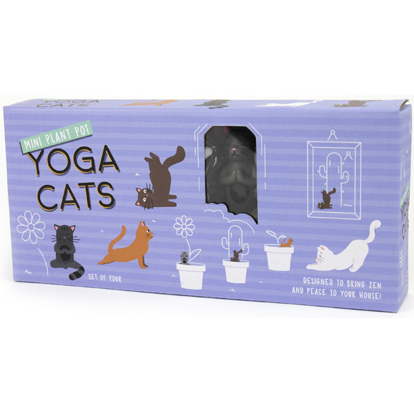 Mini figurice za saksiju YOGA CATS 