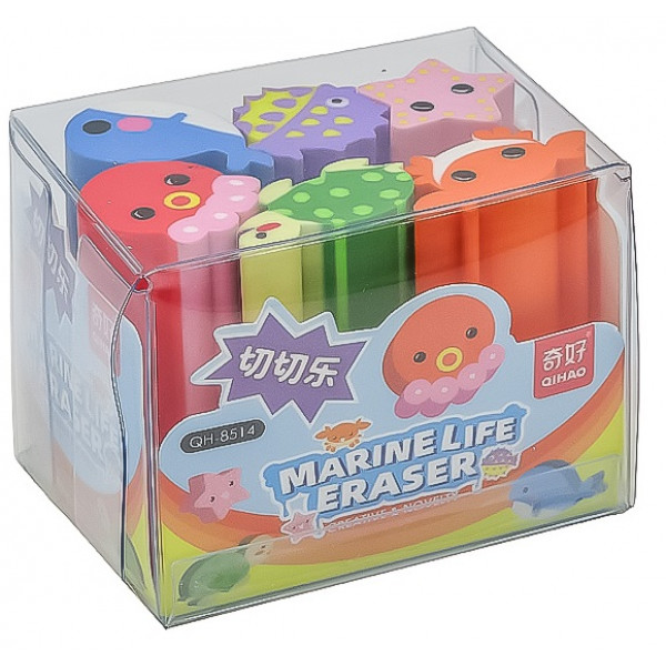 Set gumica za brisanje MARINE LIFE 
