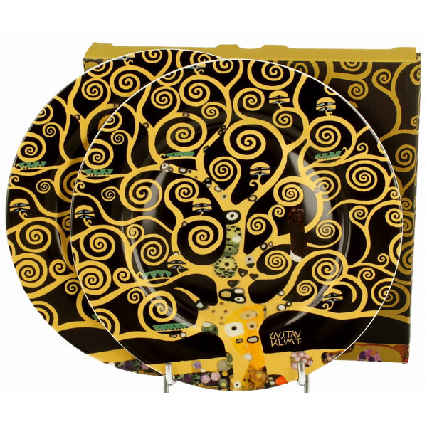 Set dva dezertna tanjira TREE OF LIFE GUSTAV KLIMT 