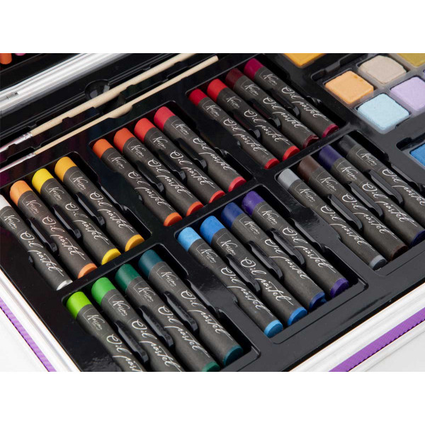 Set za crtanje u metalnoj kutiji NASSAU 79 kom, 36x23cm 